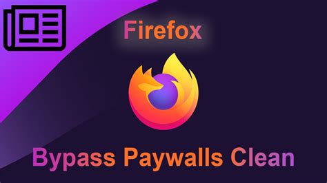 Bypass paywalls clean firefox - With the beta version of Firefox for Android though, you can install uBlock origin and Tampermonkey. It is necessary to use both the userscript and the filter list together, as the userscript alone won't work on most sites.